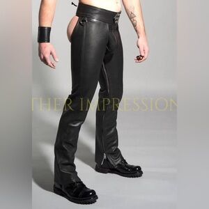 Men’s Genuine Leather Chaps